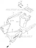 CARENAGES ARRIERE pour Suzuki MARAUDER 125 1999