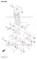 BIELLETTE DE SUSPENSION ARRIEREGSX R1000RZA) pour Suzuki GSX-R 1000 2021