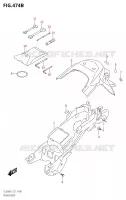 GARDE BOUE ARRIERE pour Suzuki V-STROM 650 2021