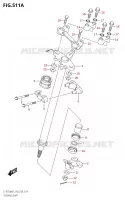 COLONNE DE DIRECTION pour Suzuki KINGQUAD 750 2021