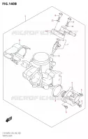 CORPS DE PAPILLON) pour Suzuki KINGQUAD 750 2021