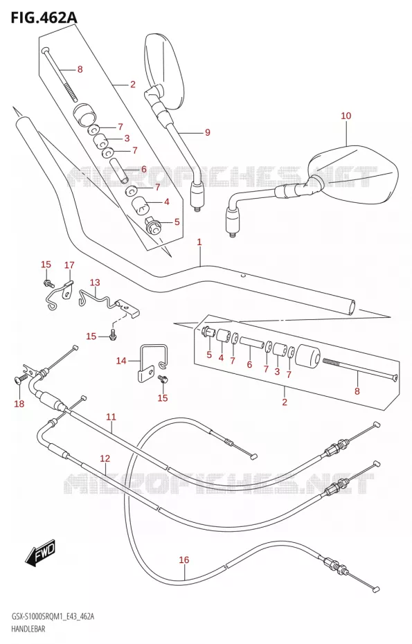 GUIDON Suzuki MOTO 1000 KATANA 2021  GSX-S1000SRQ M1 (E43)