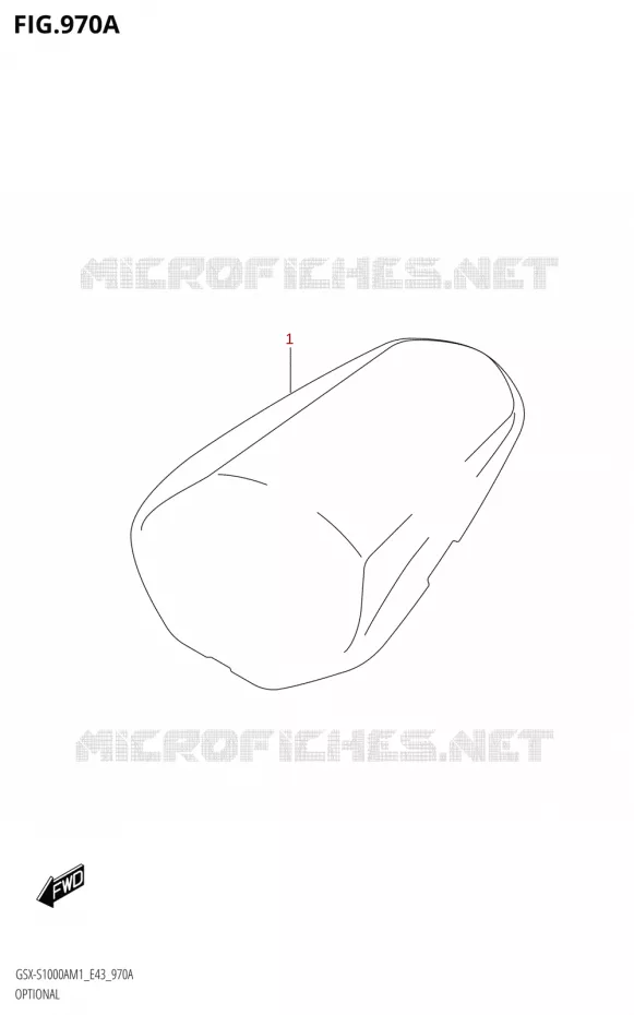 OPTIONS Suzuki MOTO 1000 GSX-S 2021  GSX-S1000A M1 /​ GSX-S1000AZ M1 (E43)