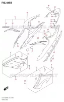 CARENAGES ARRIEREX S1000AZ) pour Suzuki GSX-S 1000 2021