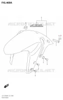 GARDE BOUE AVANT1000AZ) pour Suzuki GSX-S 1000 2021