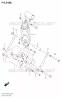 BIELLETTE DE SUSPENSION ARRIERE pour Suzuki HAYABUSA 1300 2022
