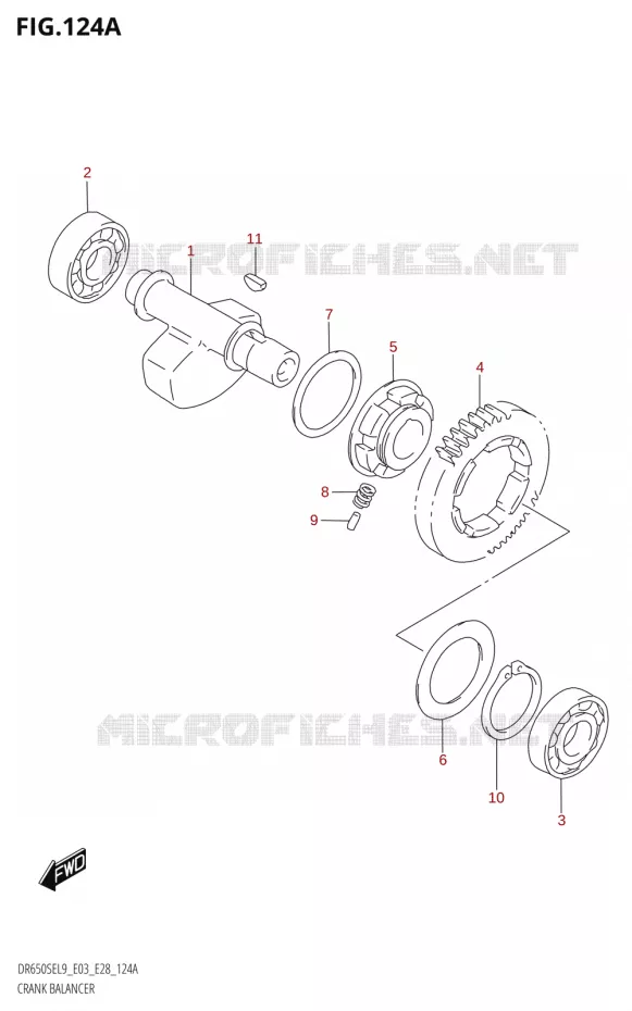 BALANCIER Suzuki MOTO 650 DR 2019  DR650SE L9 (E03)