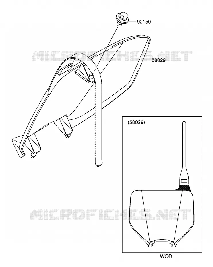 ACCESSOIRE Suzuki MOTO 250 RM-Z 2004  RM-Z250K4(E24)