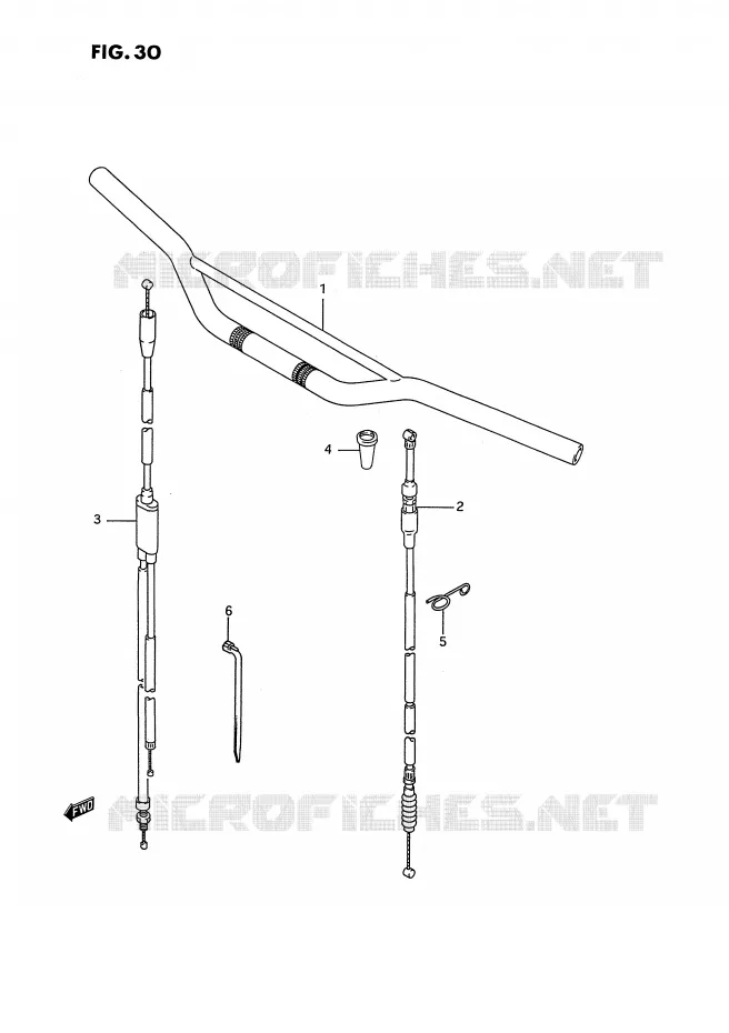 GUIDON Suzuki MOTO 250 RMX 1994  RMX250RR(E1)