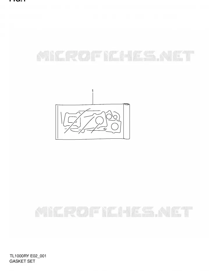 KIT JOINTS Suzuki MOTO 1000 TL-R 2002  TL1000RK2(E2)