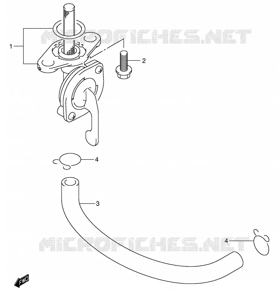 ROBINET D'ESSENCE Suzuki MOTO 125 RM 2005  RM125K5