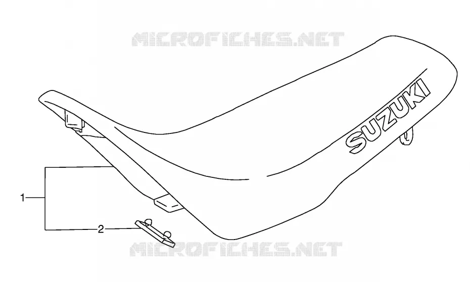 SELLE Suzuki MOTO 250 RMX 1996  RMX250T(E1)