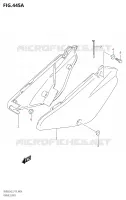 CARENAGES ARRIERE pour Suzuki RM 85 2022