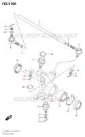 BIELLETTES DE DIRECTION   MOYEU pour Suzuki KINGQUAD 500 2021