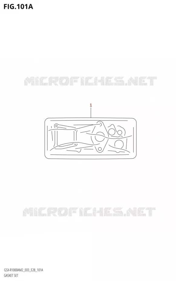 KIT JOINTS Suzuki MOTO 1000 GSX-R 2022  GSX-R1000A M2 (E03 E28)