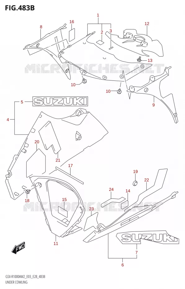 SABOT (GSX-R1000RA) Suzuki MOTO 1000 GSX-R 2022  GSX-R1000A M2 (E33)