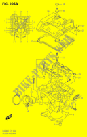 CULASSE (REAR) pour Suzuki V-STROM 650 2022