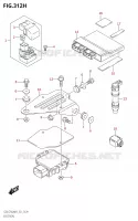 PARTIE ELECTRIQUE50UQ,GSX S750UQZ) pour Suzuki GSX-S 750 2021