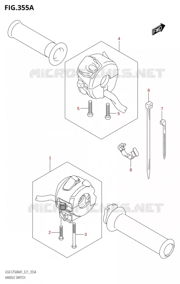 COMMODOS Suzuki MOTO 750 GSX-S 2021  GSX-S750A /​GSX-S750ZA M1 (E21)