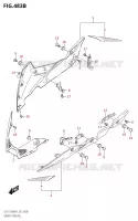 CARENAGES INFERIEUR (FLANCS)GSX S750ZA,GSX S750UQZ,GSX S750WQZ) pour Suzuki GSX-S 750 2021