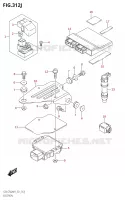 PARTIE ELECTRIQUE50WQ,GSX S750WQZ) pour Suzuki GSX-S 750 2021