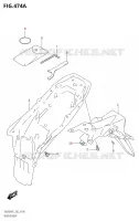 GARDE BOUE ARRIERE pour Suzuki SV 650 2021