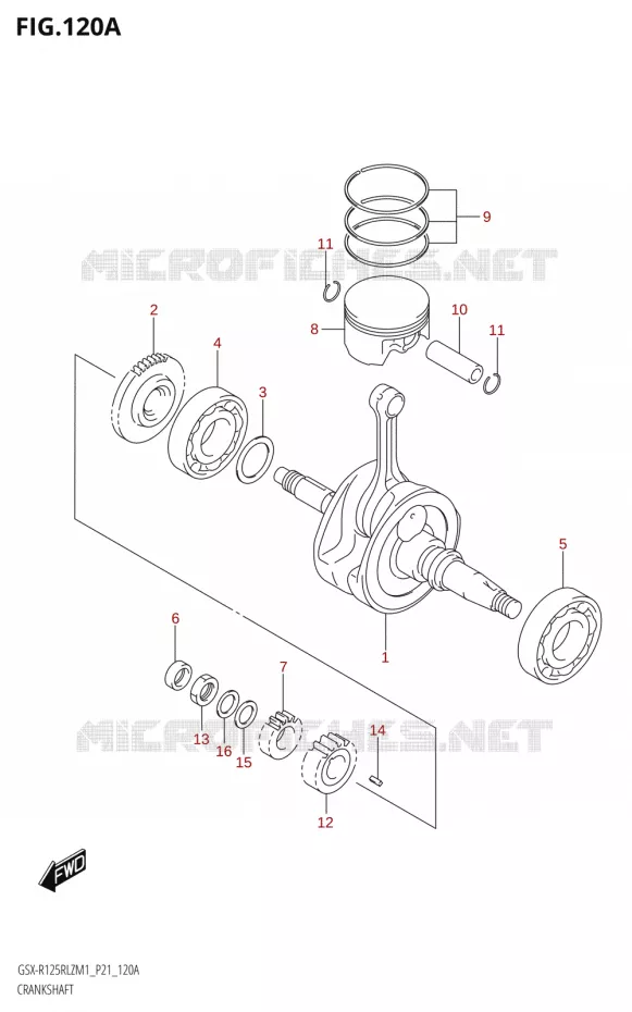 VILEBREQUIN Suzuki MOTO 125 GSX-R 2021  GSX-R125RLZ M1 (P21)