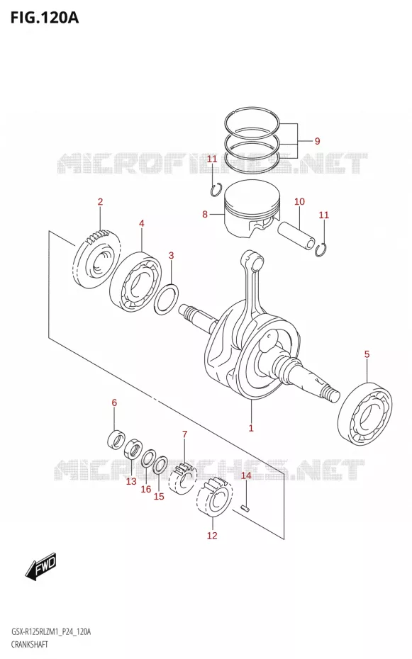 VILEBREQUIN Suzuki MOTO 125 GSX-R 2021  GSX-R125RLZ M1 (P24)