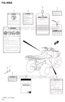 ETIQUETTE (P03) pour Suzuki KINGQUAD 400 2021