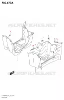 GARDE BOUE pour Suzuki KINGQUAD 400 2020