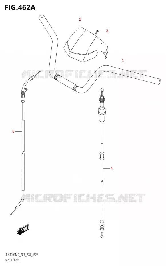 GUIDON Suzuki QUAD 400 KINGQUAD 2020  LT-F400F M0 (P03)