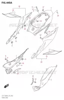 CARENAGES (GSX S750A) pour Suzuki GSX-S 750 2022