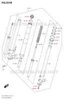 FOURCHE (GSX S750ZA) pour Suzuki GSX-S 750 2022