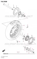 ROUE ARRIERE (GSX S750ZA) pour Suzuki GSX-S 750 2022
