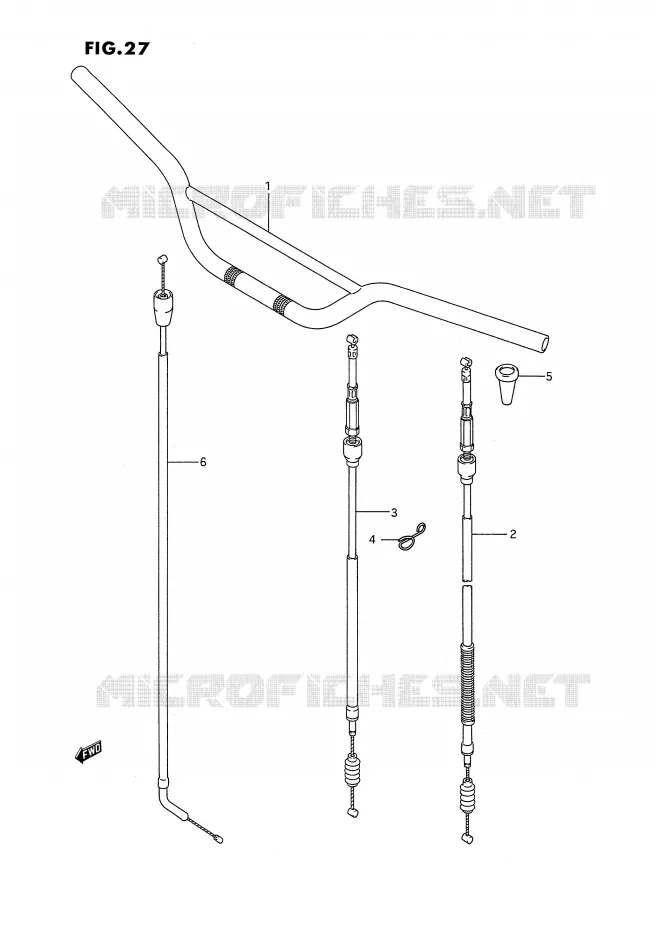 GUIDON Suzuki MOTO 250 RMX 1991  RMX250M(E3)