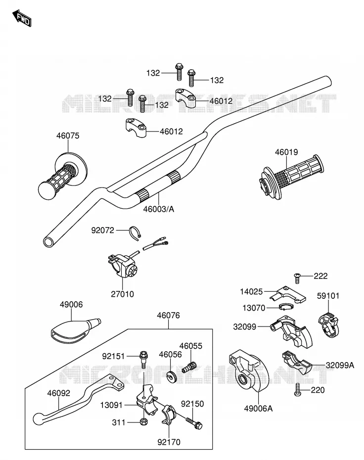 GUIDON Suzuki MOTO 65 RM 2003  RM65K3(E24)