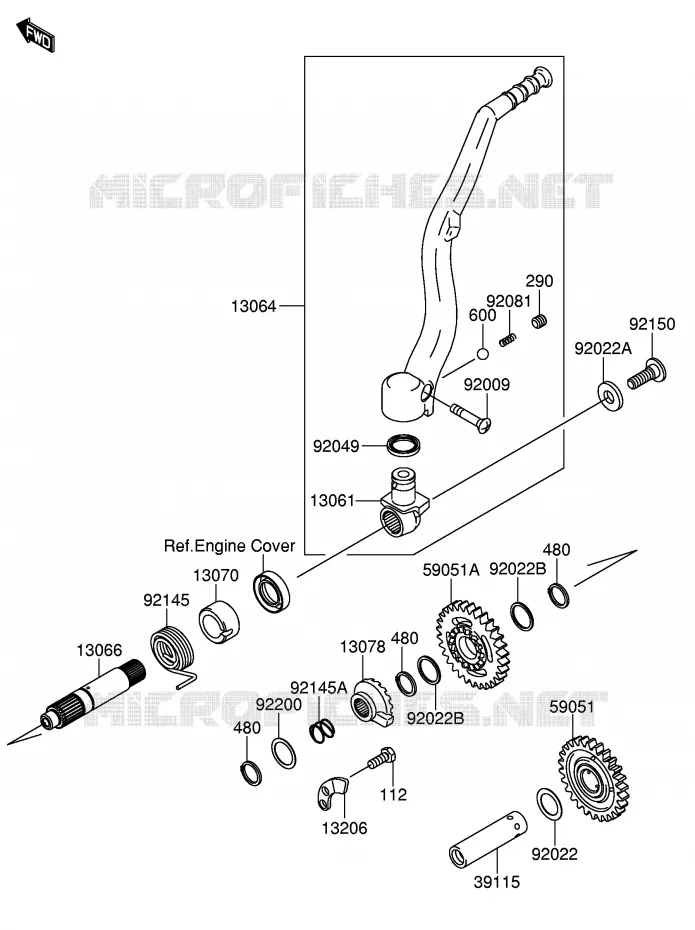 KICK Suzuki MOTO 250 RM-Z 2005  RM-Z250K5(E19)