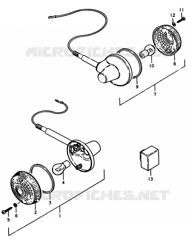 PIECES MARCHES SPECIAUX (E25) Suzuki MOTO 370 SP 1979  SP370N(C/N)