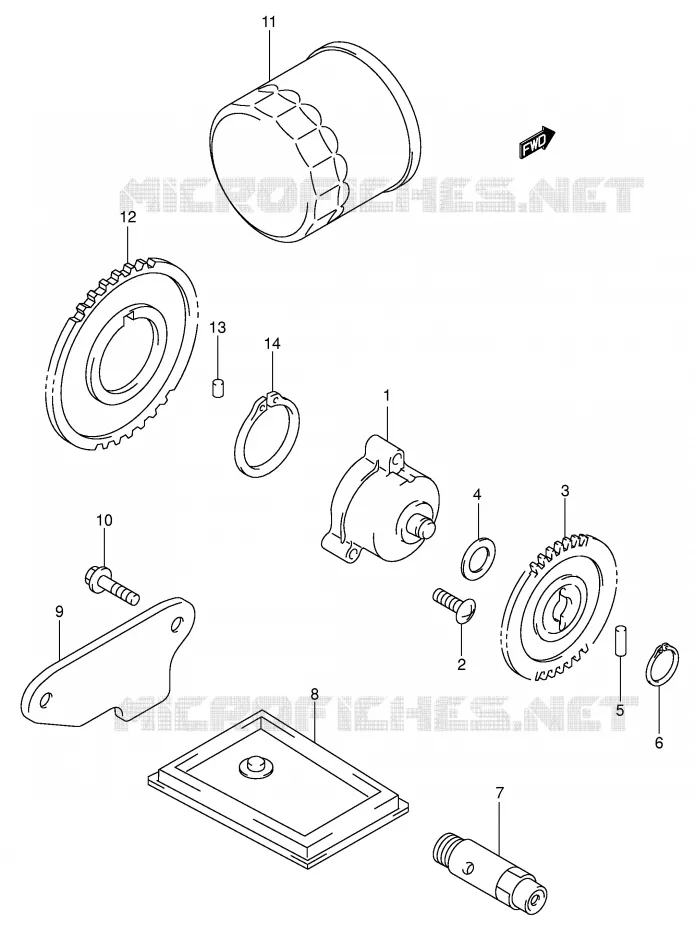 POMPE A HUILE Suzuki MOTO 650 SV-S 2004  SV650SUK4(E2)