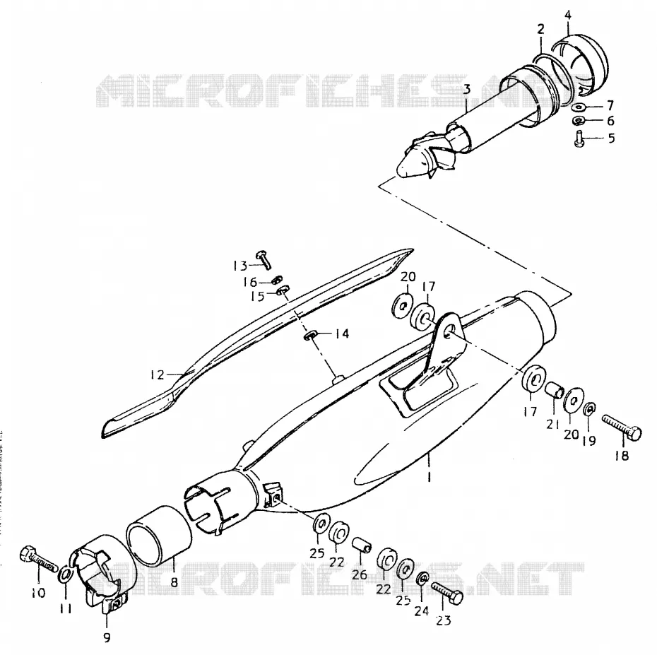 SILENCIEUX Suzuki MOTO 400 SP 1980  SP400T