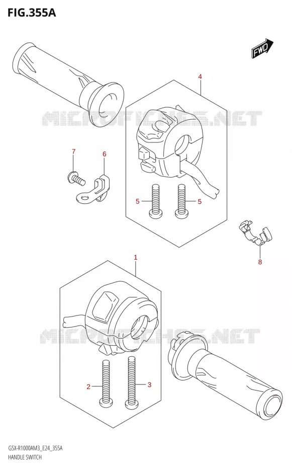 COMMODOS Suzuki MOTO 1000 GSX-R 2023  GSX-R1000A / GSX-R1000RA / GSX-R1000RZA M3 (E24)