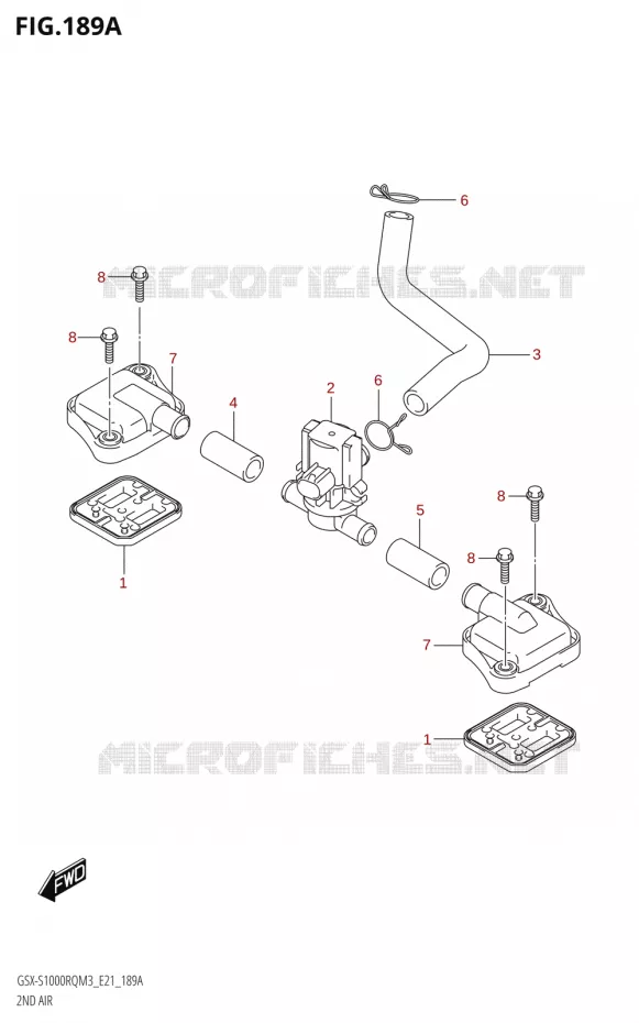 SYSTEME RECYCLAGE GAZ ECHAPPEMENT Suzuki MOTO 1000 GSX-S 2023  GSX-S1000RQ M3