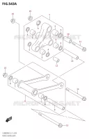 BIELLETTE DE SUSPENSION ARRIERE pour Suzuki V-STROM 800 2023