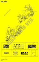 ETIQUETTE (DL1050RR) pour Suzuki V-STROM 1050 2023