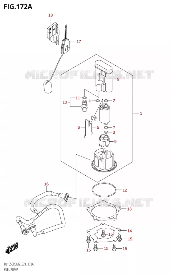 POMPE A ESSENCE Suzuki MOTO 1050 V-STROM 2022  DL1050RC M2 (E21)
