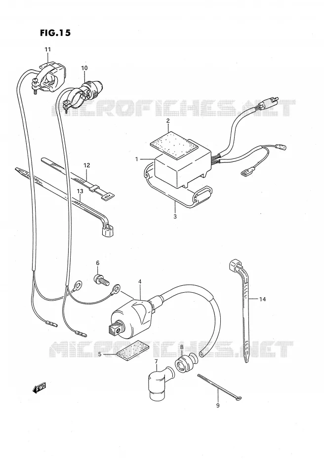 BOITIER CDI - BOBINE Suzuki MOTO 80 RM 1990  RM80XL(E2)