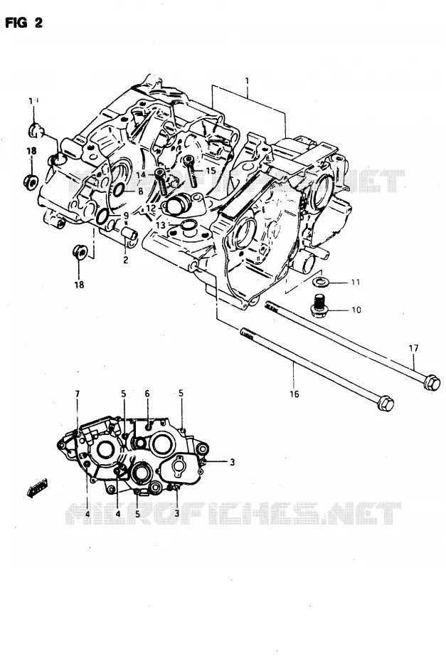 CARTER Suzuki MOTO 50 RMX 1997  RMX50V(T/V)