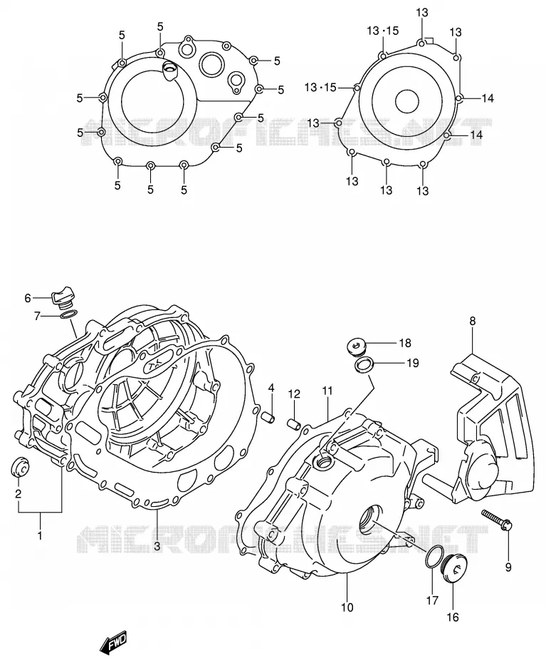 CARTER Suzuki MOTO 650 SV-S 2007  SV650SAK7