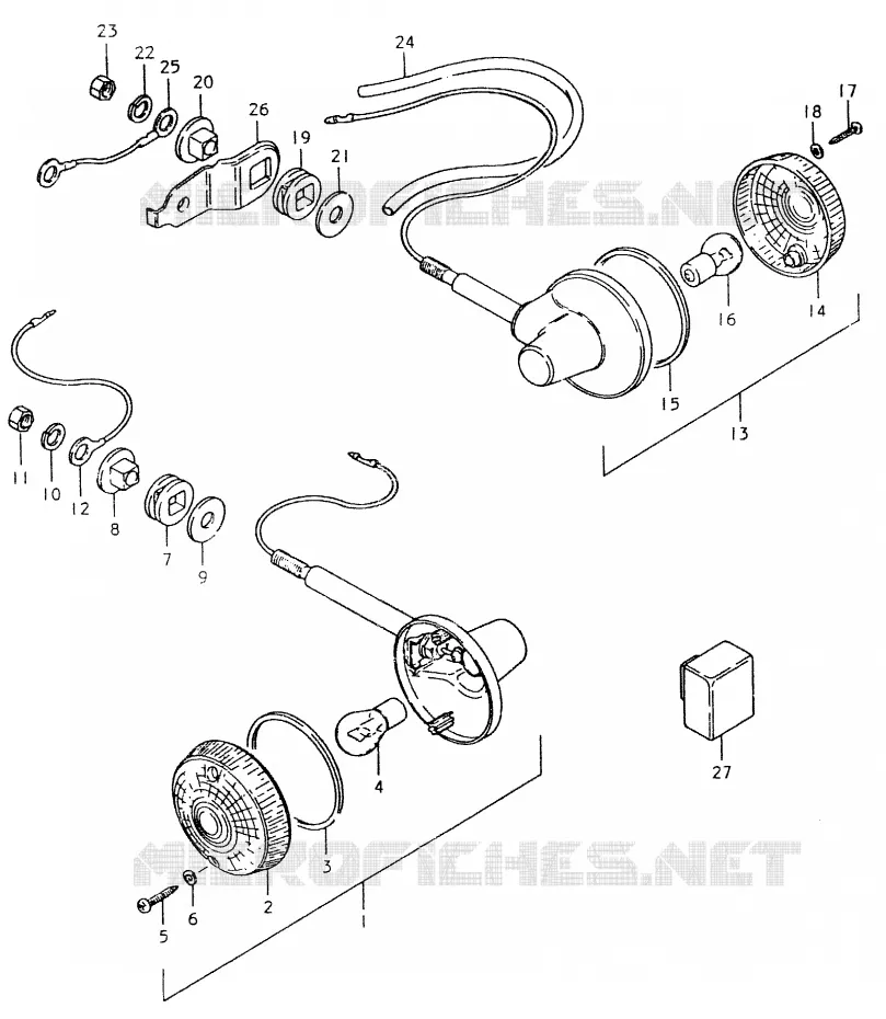 CLIGNOTANTS (E39) Suzuki MOTO 400 SP 1980  SP400T