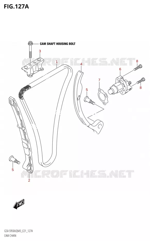 DISTRIBUTION Suzuki MOTO 950 GSX-S 2023  GSX-S950UQM3 (E21)